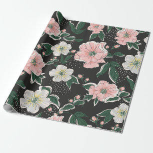 Seamless Vintage print background Vintage pattern Wrapping Paper