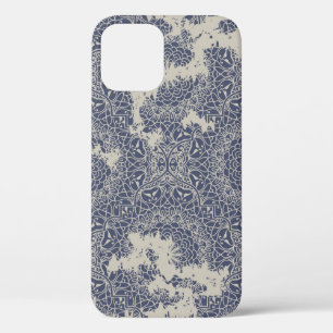 Seamless vintage rug with an effect of attrition. iPhone 12 case