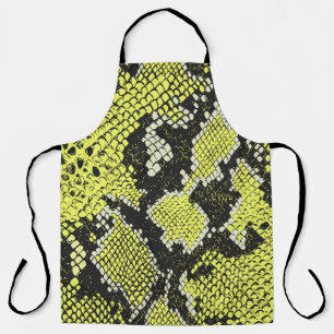 Seamless vintage snake animal skin pattern. Snakes Apron