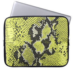 Seamless vintage snake animal skin pattern. Snakes Laptop Sleeve
