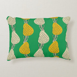 Seamless vintage texture with drawing trees decorative cushion
