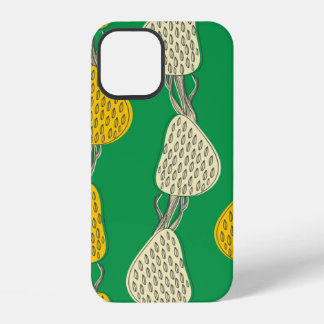 Seamless vintage texture with drawing trees iPhone 12 case