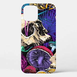 Seamless wallpaper pattern. Bright Magic Psychedel iPhone 12 Case