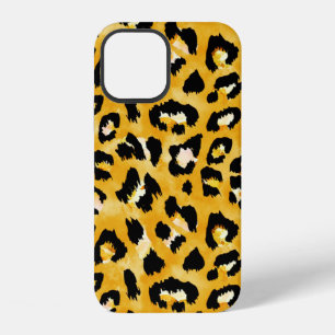 Seamless watercolor animal print pattern iPhone 12 case