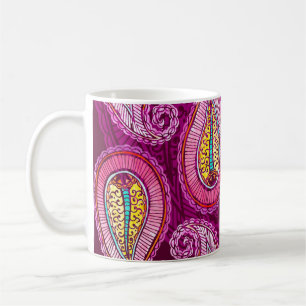 Seamless watercolor ethnic background. Hand drawn Coffee Mug