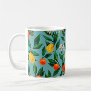 Seamless watercolor pattern. An ornament made of b Coffee Mug