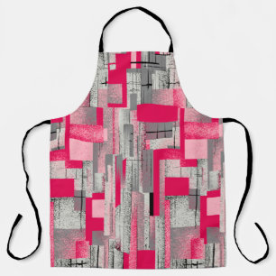 seamless watercolour digital patchwork pattern apron