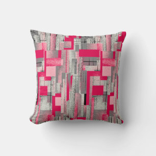 seamless watercolour digital patchwork pattern cushion