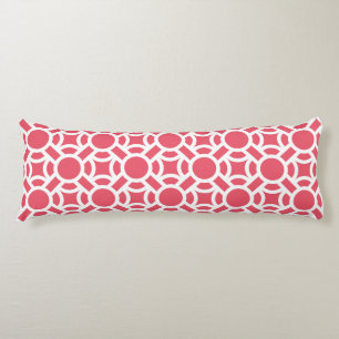 Seamless White Pattern DIY Background Colour Body Cushion