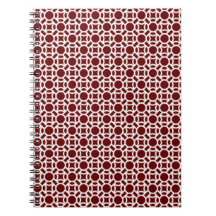Seamless White Pattern DIY Background Colour Notebook