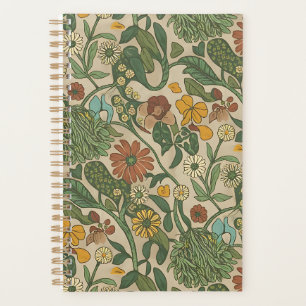 Seamless William Morris style floral pattern Plann Planner