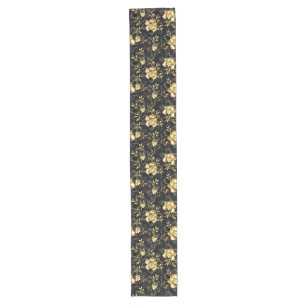 Seamless with jewellery orchids long table runner