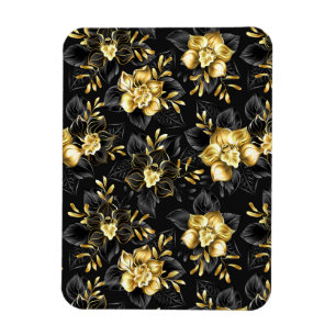 Seamless with jewellery orchids magnet