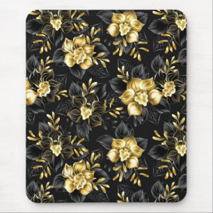 Seamless with jewellery orchids mouse mat