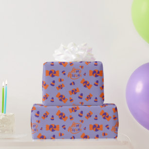 Seamless Wrapping Paper: Halloween Candy Treat Paper
