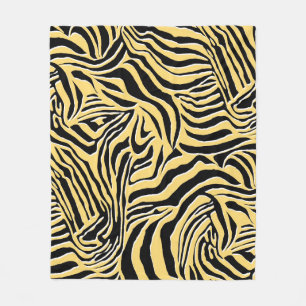 Seamless zebra pattern, animal. wallpaper,abstract fleece blanket