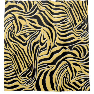Seamless zebra pattern, animal. wallpaper,abstract shower curtain