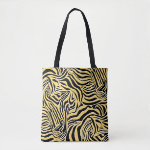Seamless zebra pattern, animal. wallpaper,abstract tote bag