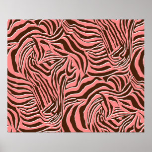 Seamless zebra print pattern