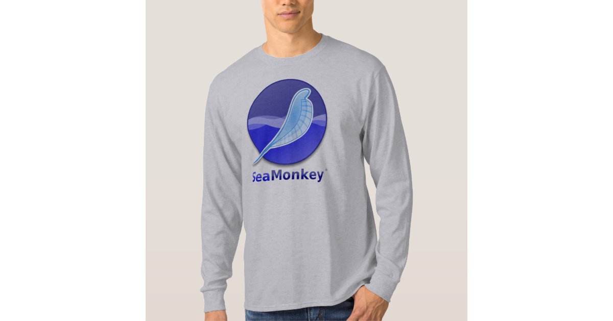 SeaMonkey Text Logo T-Shirt | Zazzle