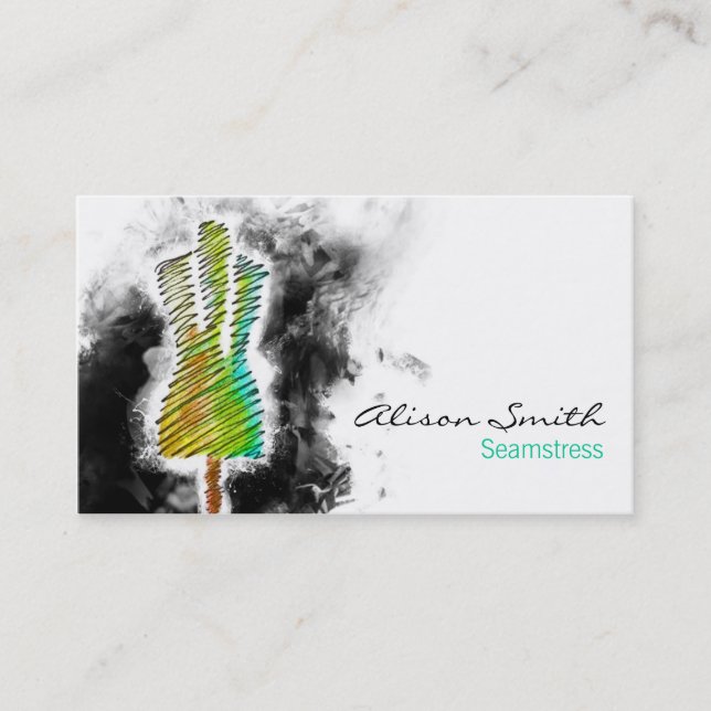 Seamstress business card (Front)