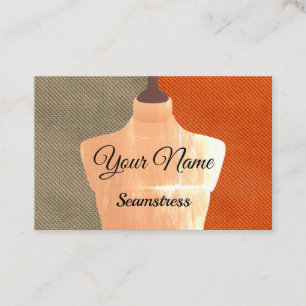 Seamstress Business Card