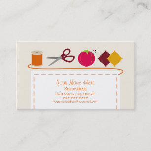 Seamstress Business Card