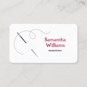 Seamstress Business Card