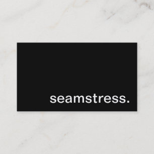 Seamstress Business Card