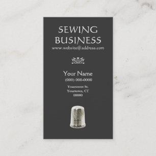Seamstress Business Card