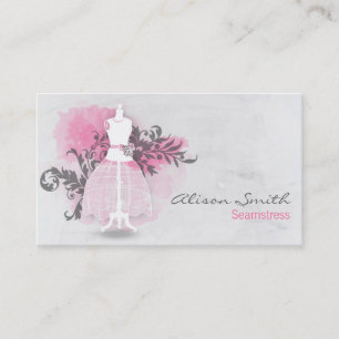 Seamstress business card