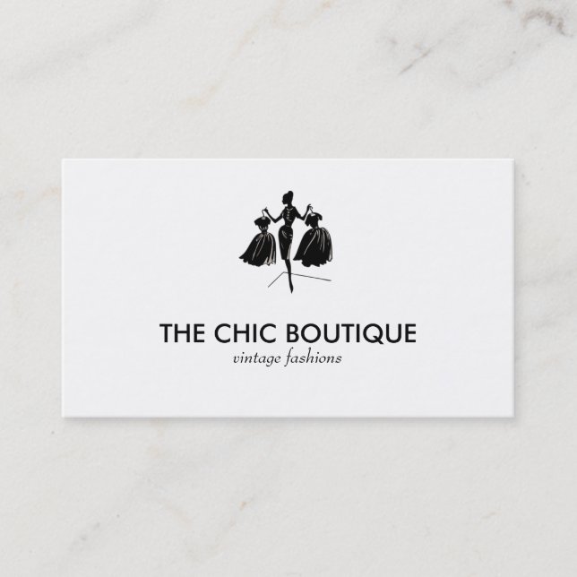 Seamstress business card, clothing store, tailor card (Front)