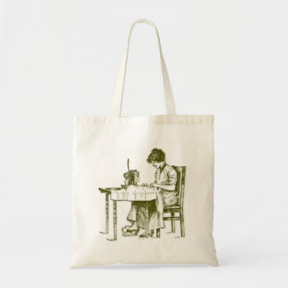 Seamstress design tote bag