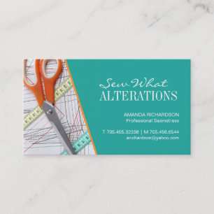 Seamstress \ Dress Maker Business Card