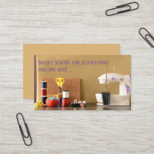 Seamstress/ Dressmaking/ Modern Sewing  Business Card