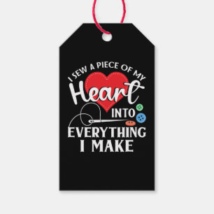 Seamstress Quilting Knitting Gift Tags