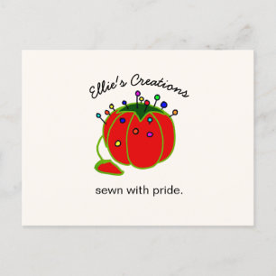 Seamstress Red Pin Cushion Seamstress  Not Postcar Postcard