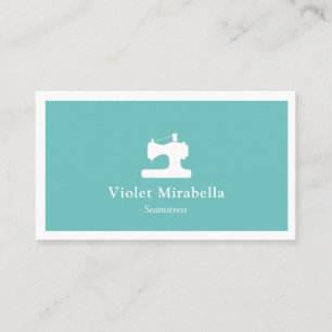 Seamstress Sewing Machine Business Card