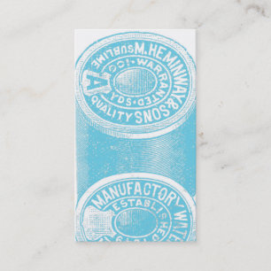 Seamstress Spools Of Thread Business Card