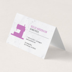 Seamstress   Wardrobe Designer Business Card