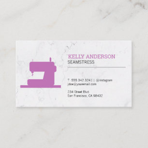 Seamstress   Wardrobe Designer Business Card
