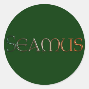 SEAMUS Name Branded Personalised Gift Stickers