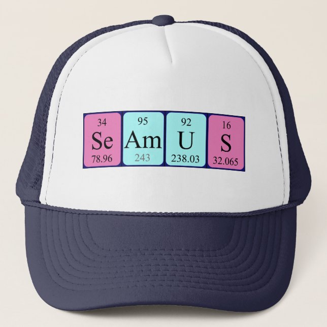 Seamus periodic table name hat (Front)