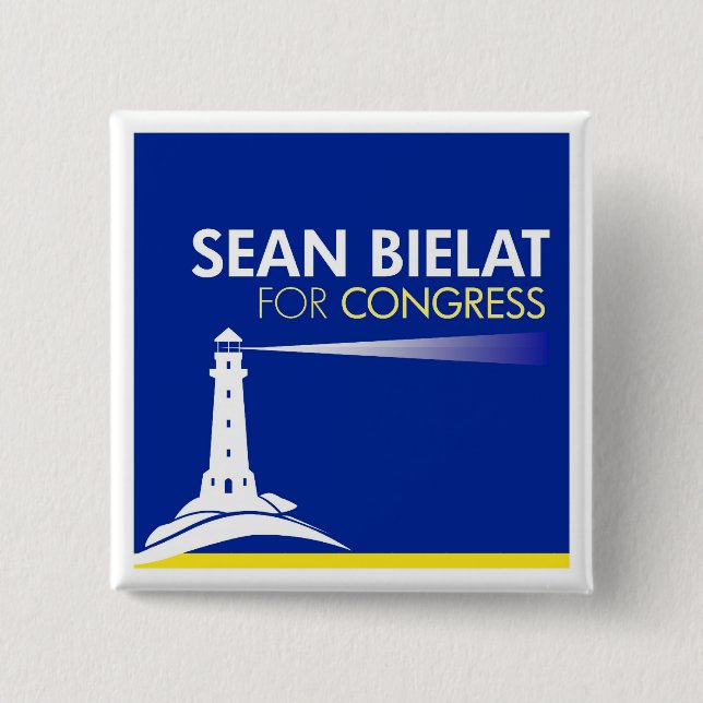 Sean Bielat for Congress Button (Front)