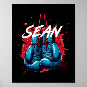 Sean Boxing Custom Name  Poster