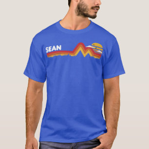 Sean Funny Retro Vintage Sunset Sean 80s 90s Premi T-Shirt