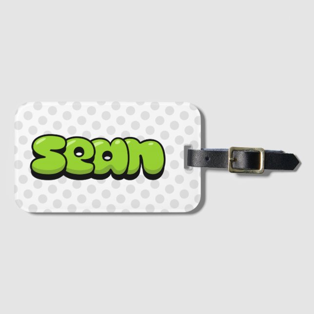 Sean Luggage Tag (Front Horizontal)