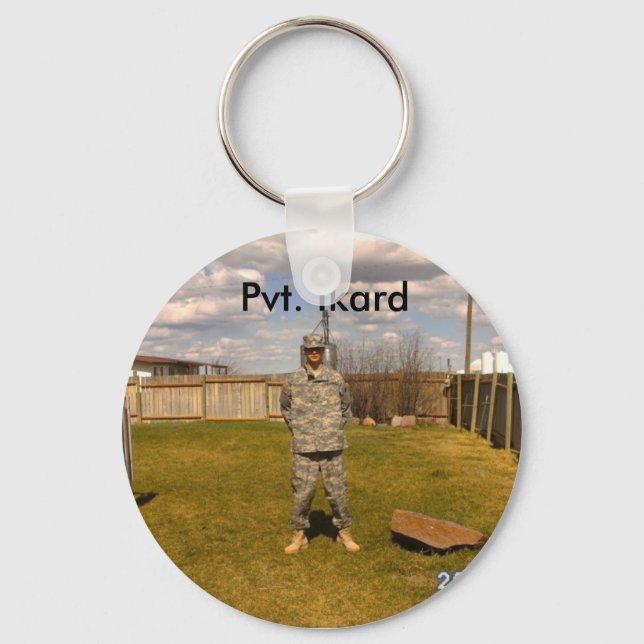sean, Pvt. Ikard Key Ring (Front)