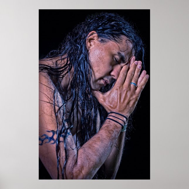 Sean Vasquez Native American Flute Player Poster (Front)