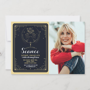 Seance Spirtiual Birthday Party Moon Stars Invitation